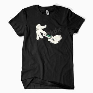 Rolling papers mickey mouse hand shirt